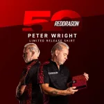 Dres Red Dragon Peter Wright 50 Year Limited Edition Tour Polo velikost M