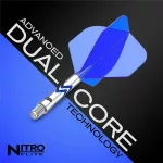 Red Dragon Nitro Flite Gerwyn Price integrované standardní letky a krátké násadky na šipky