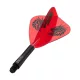 Red Dragon Nitro Flite Jonny Clayton integrované Kite letky a střední násadky na šipky