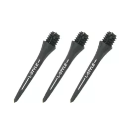 Konverzní karbonové hroty na šipky L-Style Hard Lip Points Carbon černé 25mm, závit 2BA, 6ks