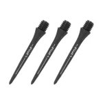 Konverzní karbonové hroty na šipky L-Style Hard Lip Points Carbon černé 30mm, závit 2BA, 6ks