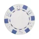 Pokerový žeton, kostkový vzor, 11,5g, bílý