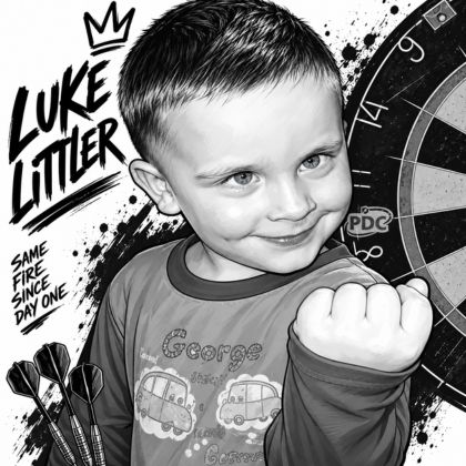 Luke Littler jako dítě