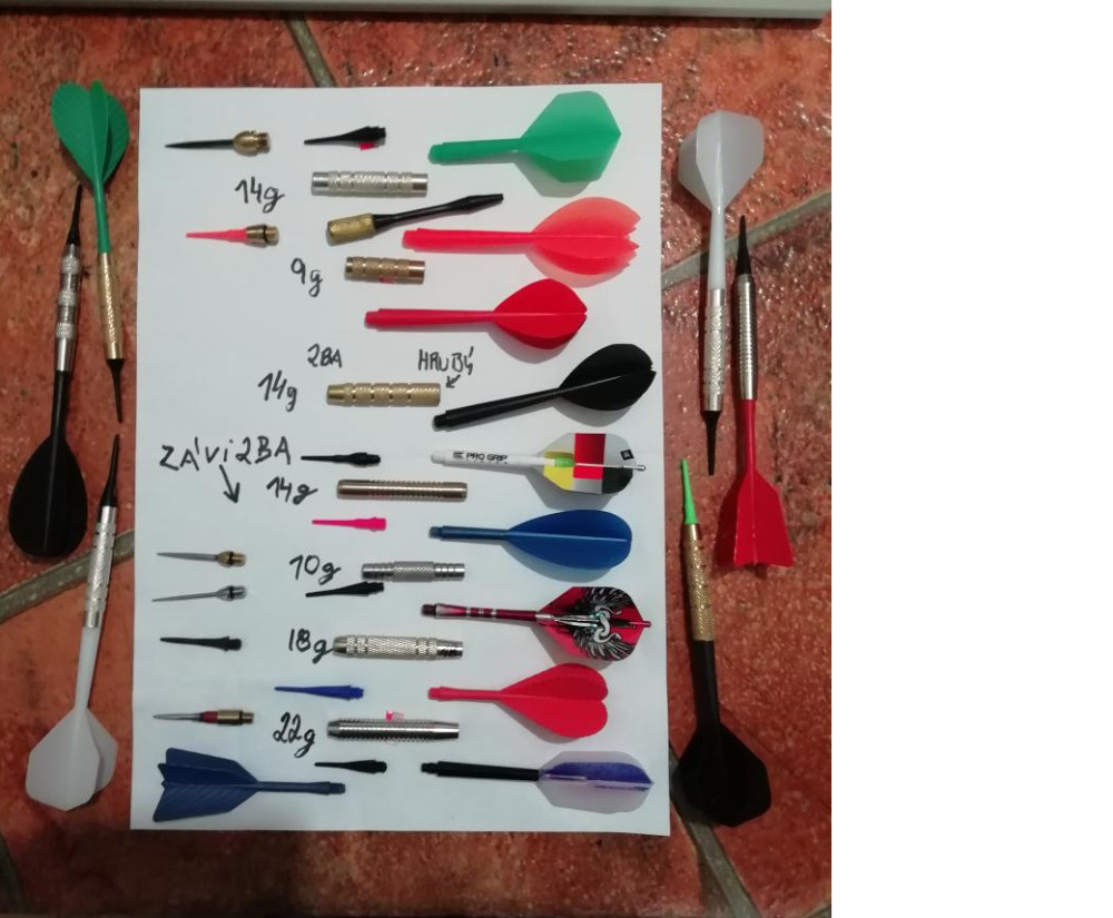 ProZona Tělo šipky měděné 14g, závit 2BA - 2BA
