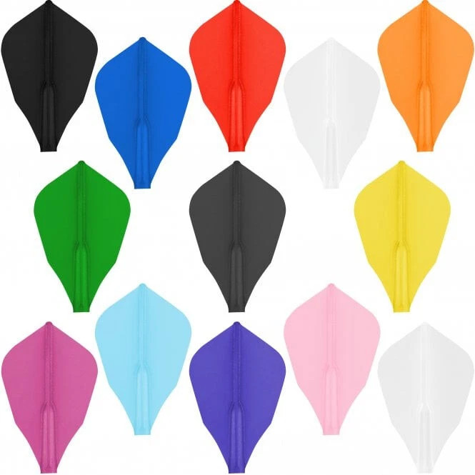Letky na šipky Cosmo Fit Flight Standard bílé, 6ks
