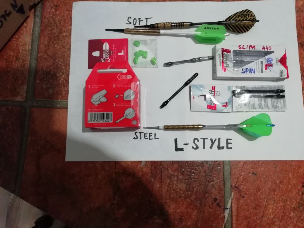   Kroužky na násadky L-Style Shell Lock Ring plastové, bílé, 6ks
