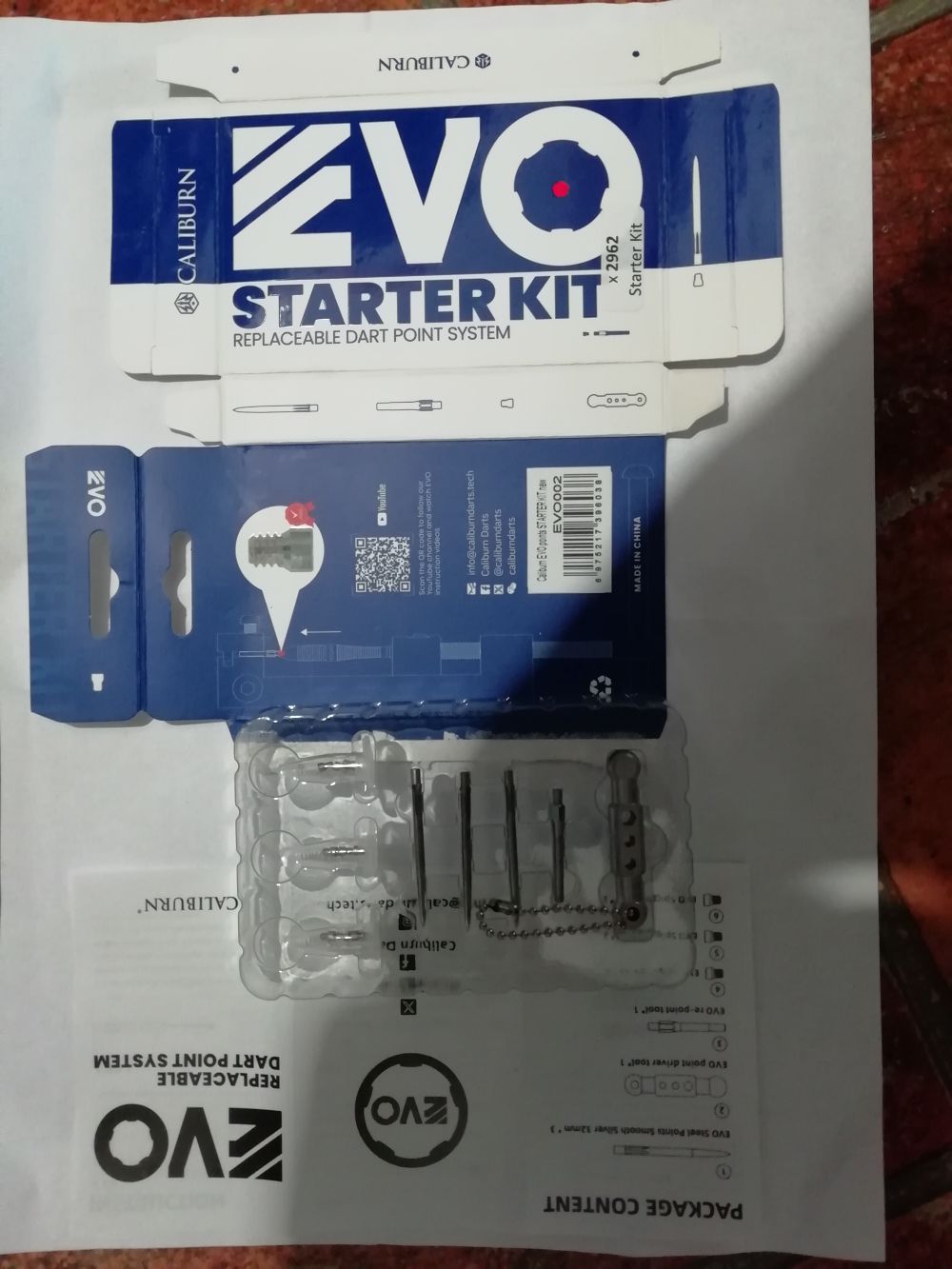 Sada steel šipek ONE80 ADTS 8g, Brass
